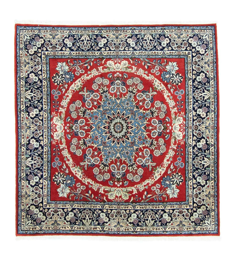 Tapis persan - Classique carré  - 208 x 202 cm - rouge