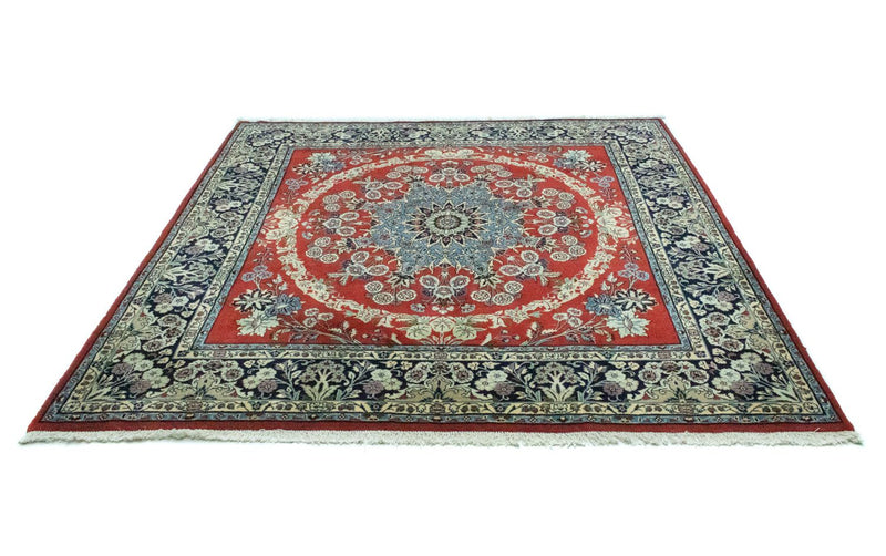 Tapis persan - Classique carré  - 208 x 202 cm - rouge