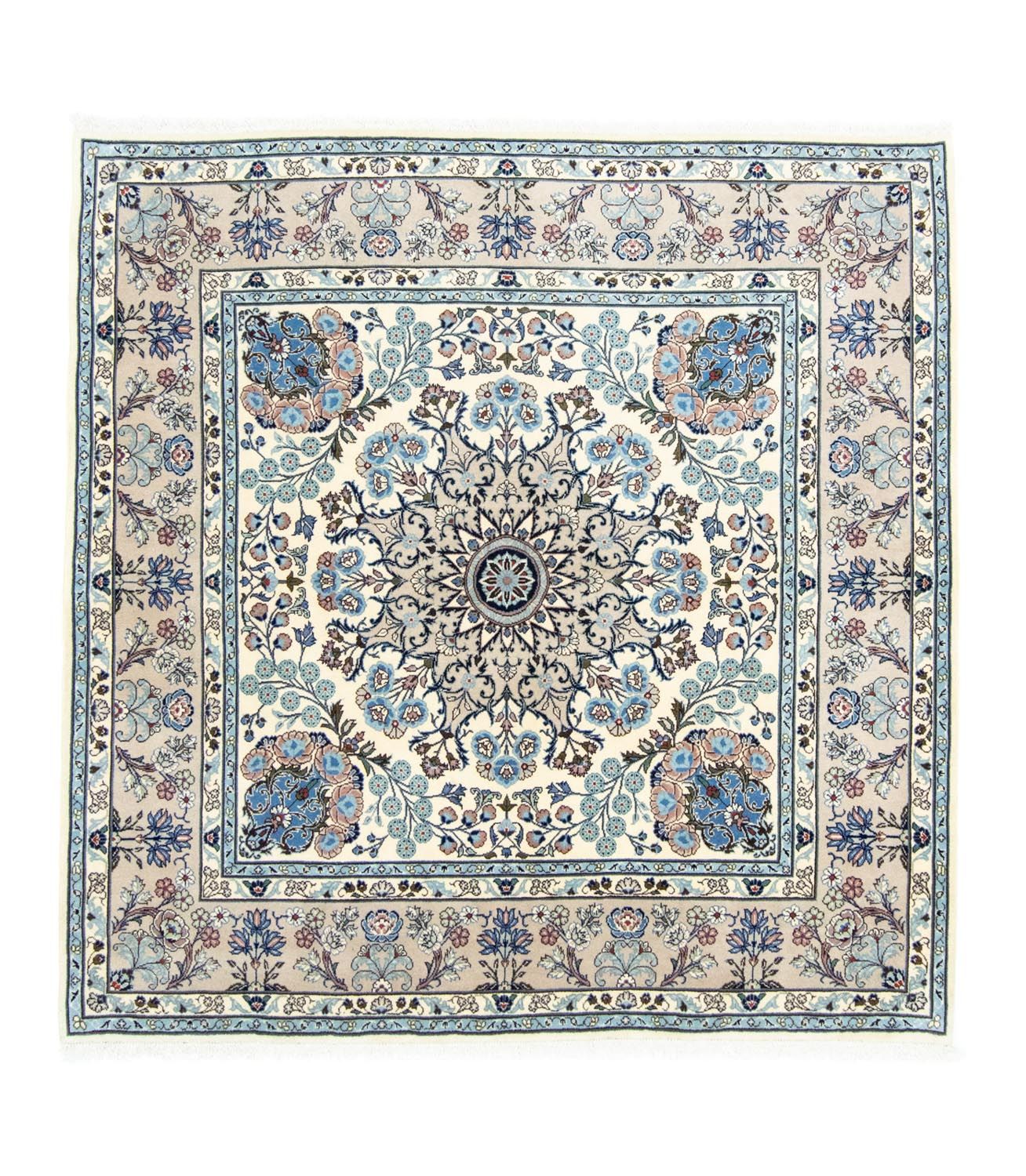 Tapis persan - Classique carré  - 206 x 205 cm - beige