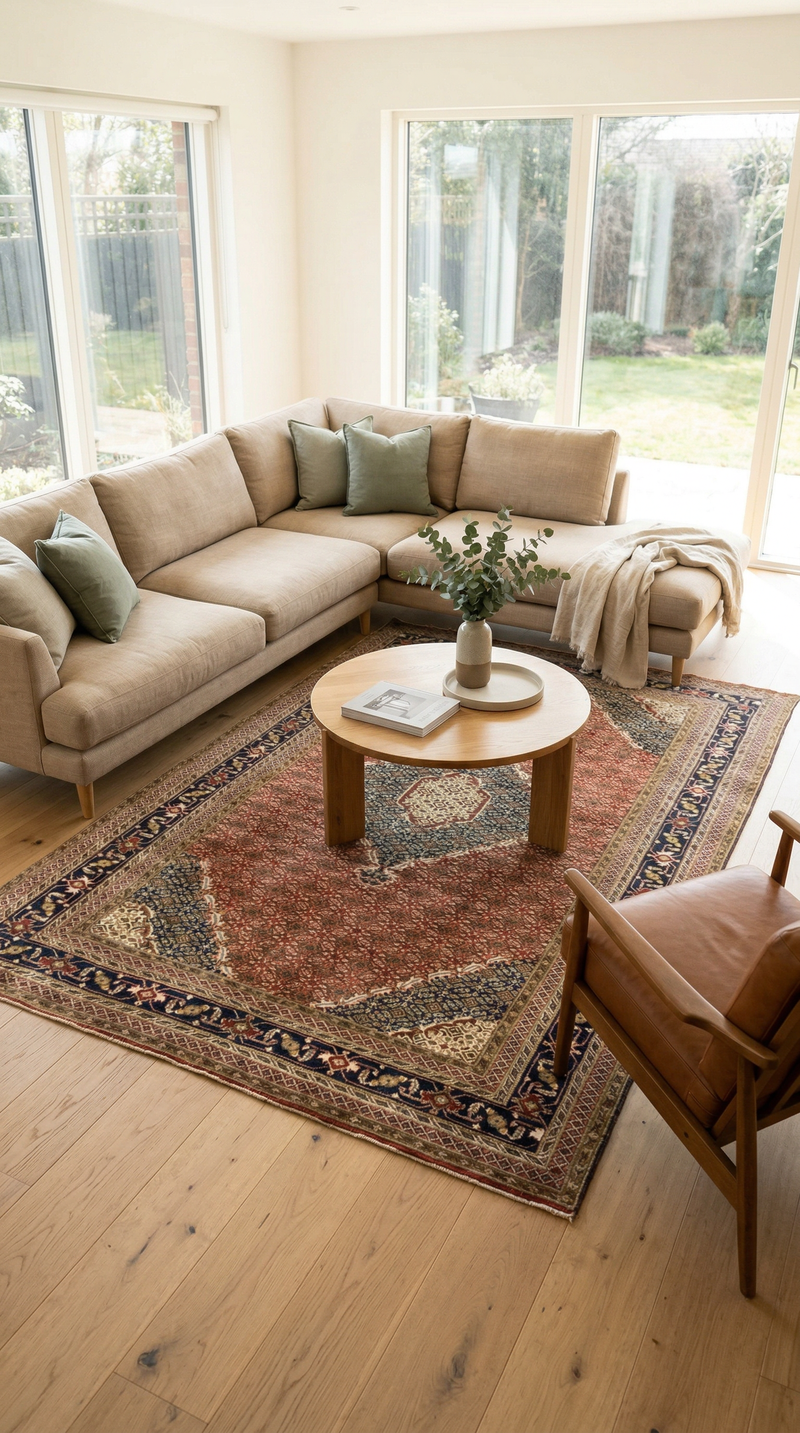 Tapis persan - Classique - 283 x 194 cm - rouge
