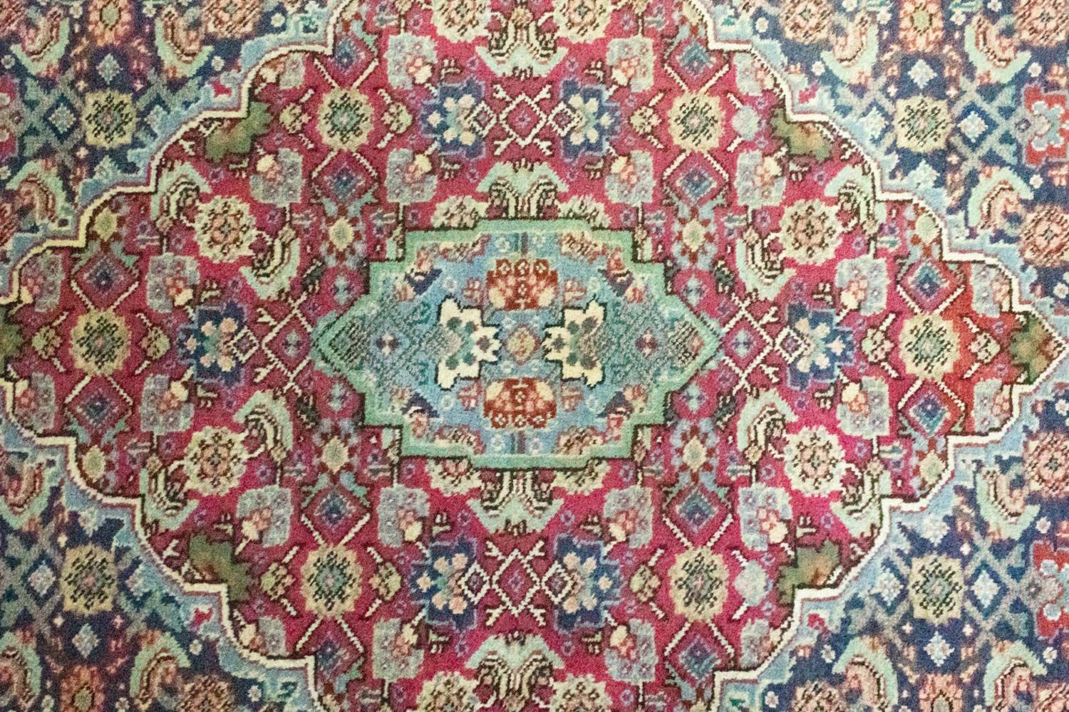 Tapis persan - Classique - 291 x 200 cm - bleu