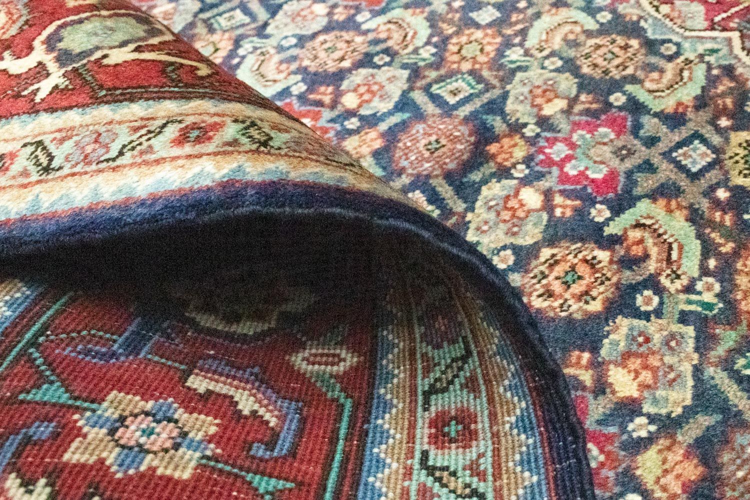 Tapis persan - Classique - 291 x 200 cm - bleu