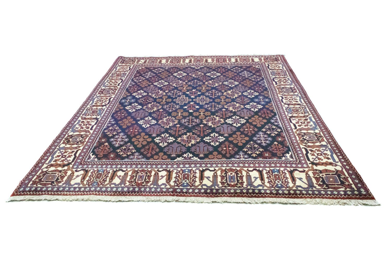 Tapis persan - Nomadic - 260 x 202 cm - bleu