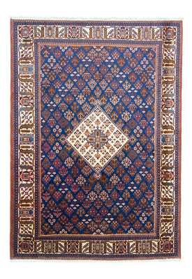 Tapis persan - Nomadic - 318 x 229 cm - bleu