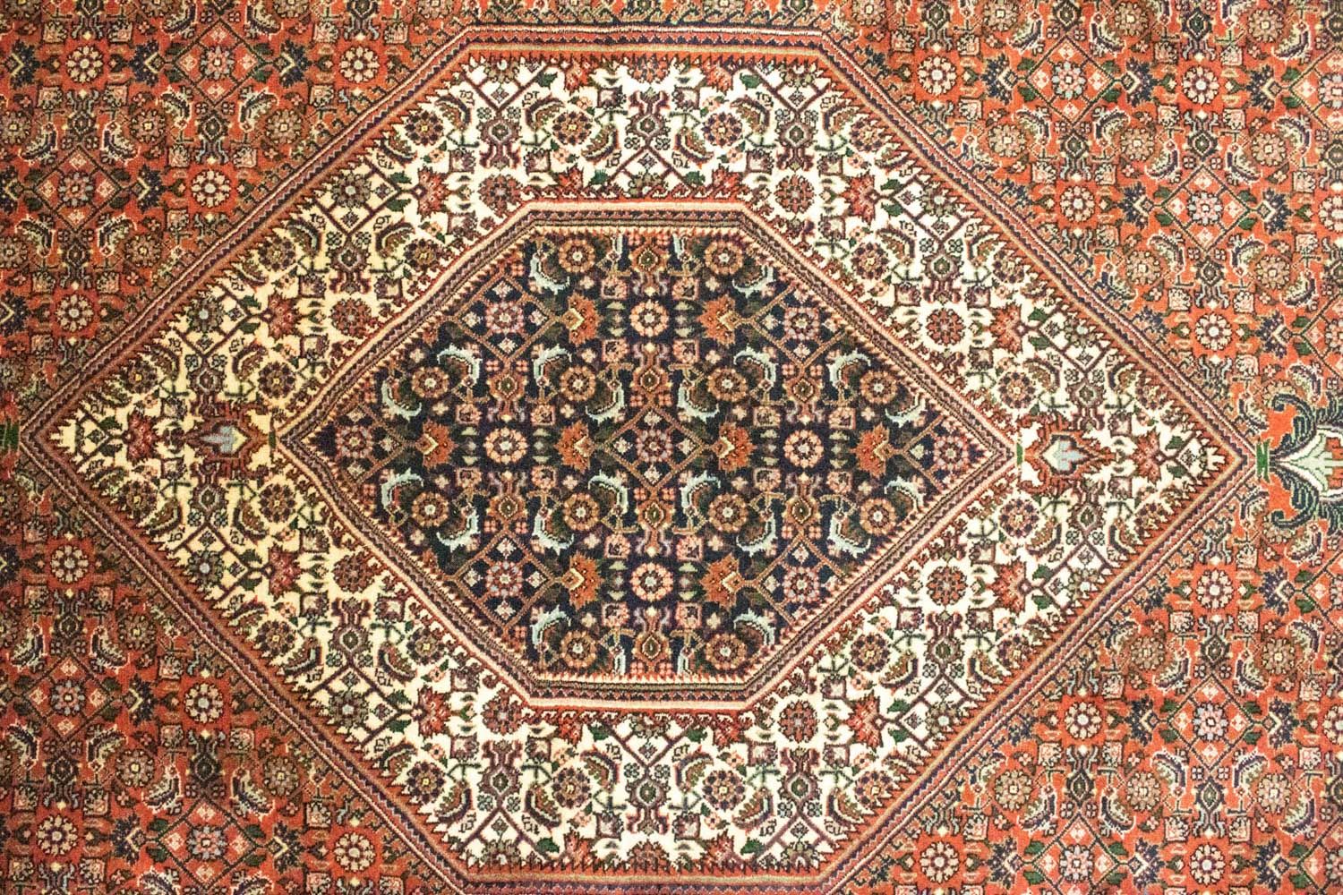 Tapis persan - Bidjar - 305 x 210 cm - rouge