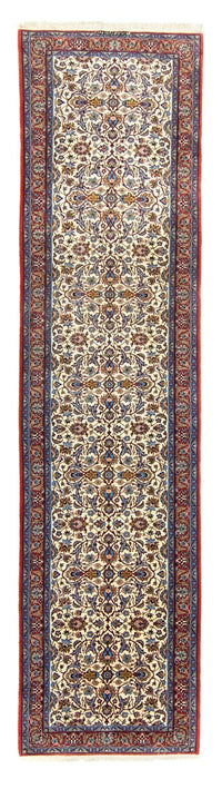 Tapis de couloir Tapis persan - Isfahan - Premium - 364 x 90 cm - beige