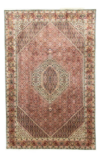 Tapis persan - Bidjar - 300 x 200 cm - rouge