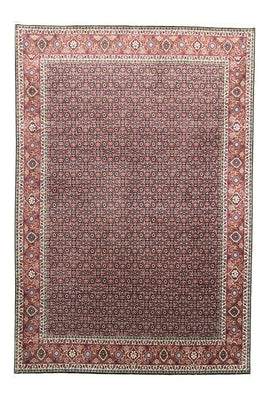 Tapis persan - Bidjar - 296 x 202 cm - bleu foncé