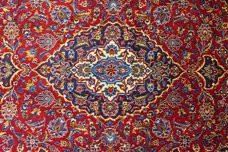 Tapis persan - Keshan - 222 x 140 cm - rouge