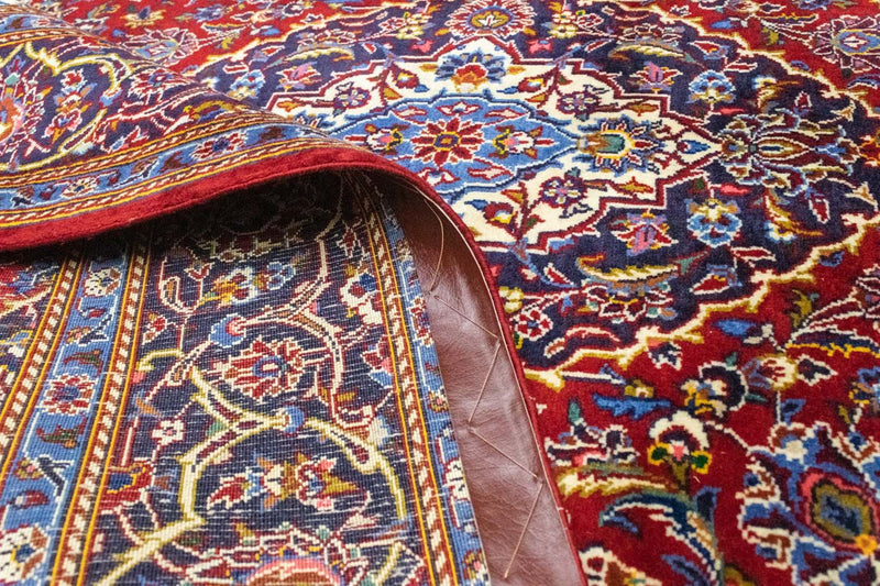 Tapis persan - Keshan - 222 x 140 cm - rouge