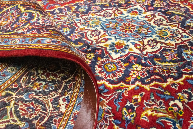 Tapis persan - Keshan - 222 x 138 cm - rouge