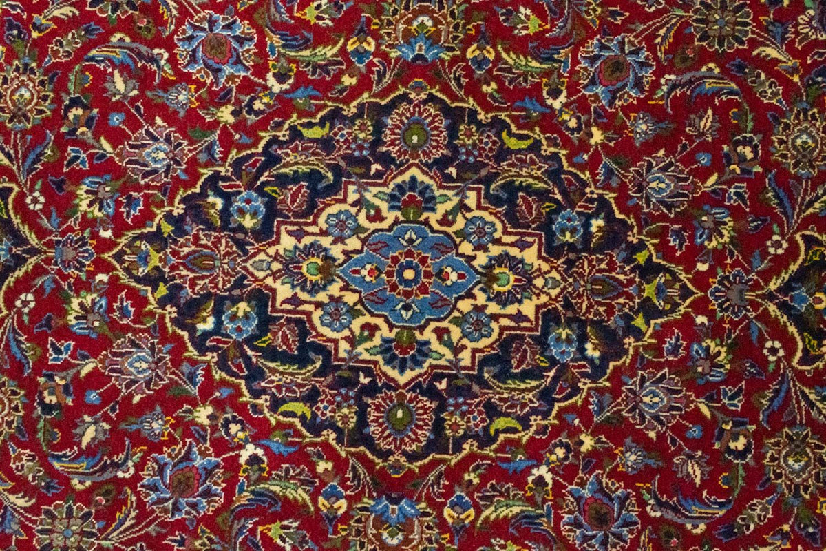 Tapis persan - Keshan - 228 x 142 cm - rouge