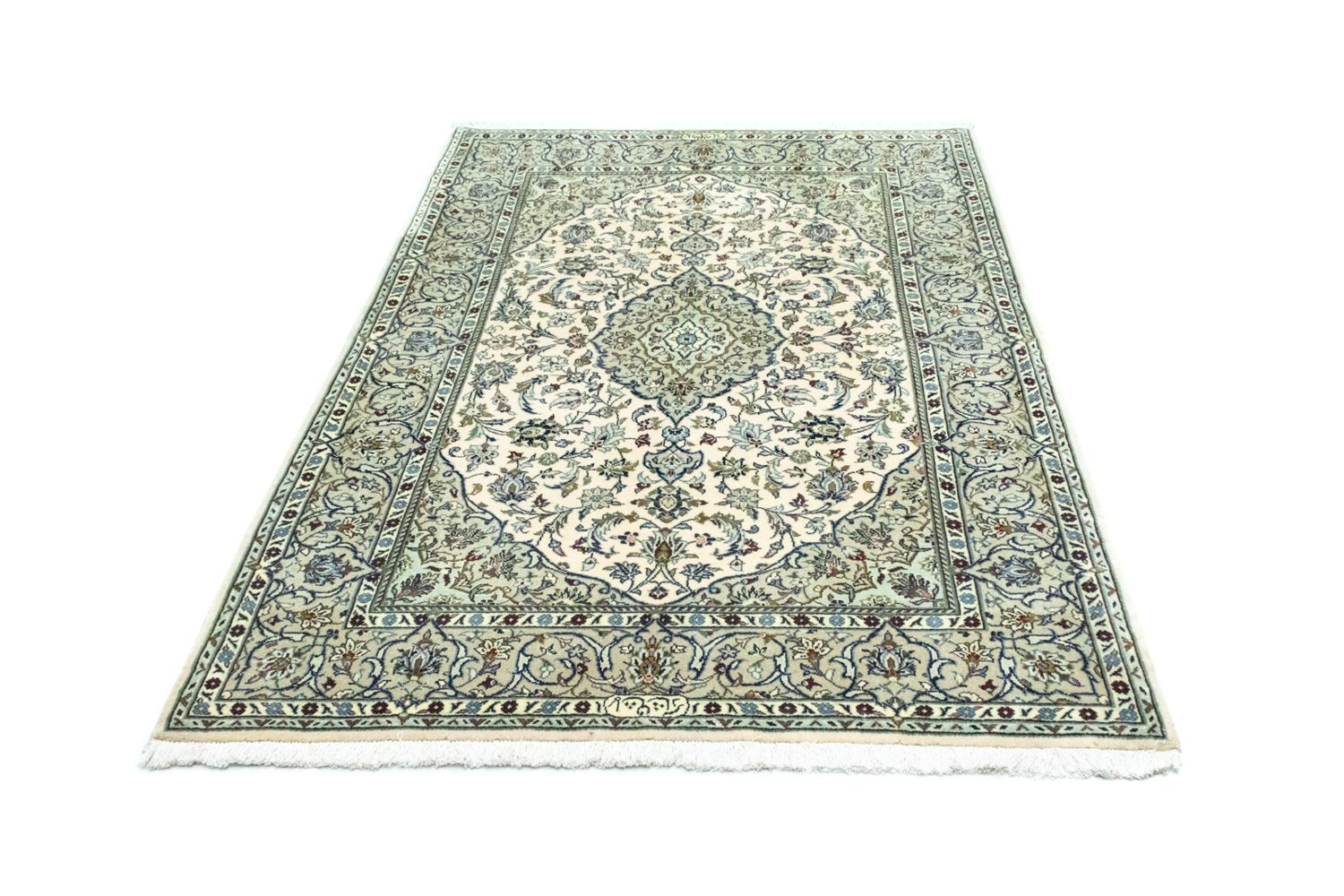 Tapis persan - Keshan - 185 x 120 cm - beige