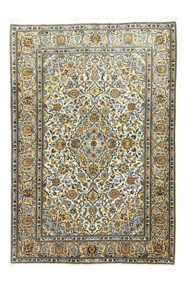 Tapis persan - Keshan - 210 x 143 cm - beige