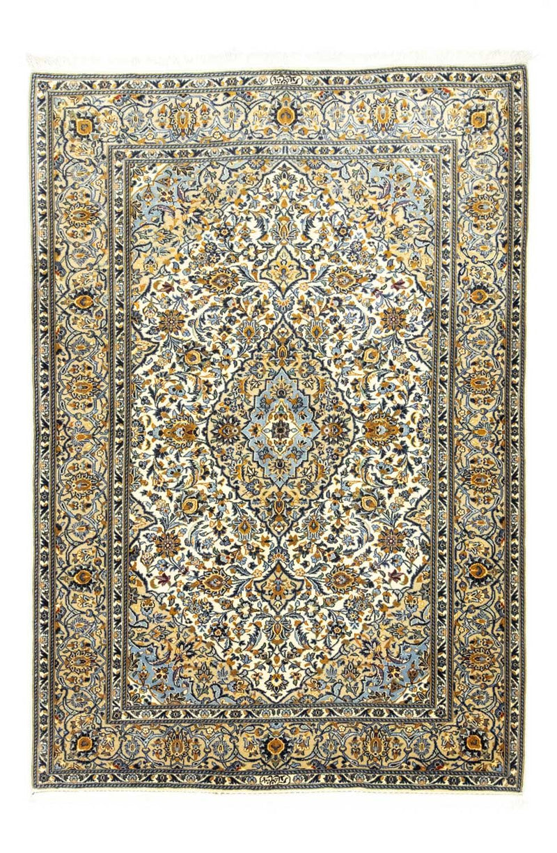 Tapis persan - Keshan - 210 x 143 cm - beige