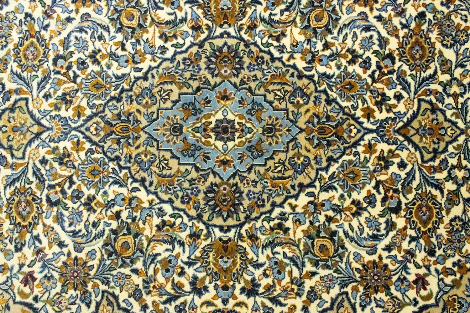 Tapis persan - Keshan - 210 x 143 cm - beige