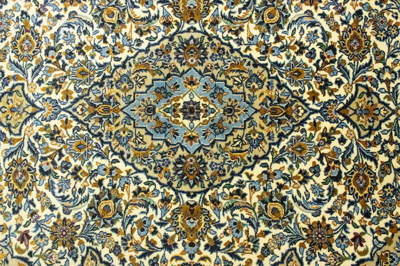 Tapis persan - Keshan - 210 x 143 cm - beige