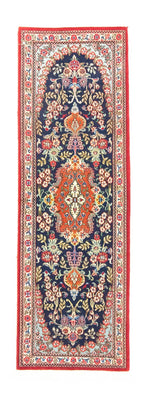 Tapis de couloir Tapis persan - Ghom - 164 x 51 cm - bleu