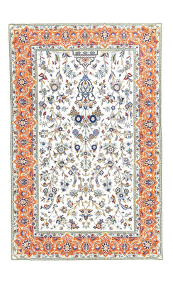 Tapis persan - Tabriz - 215 x 141 cm - beige