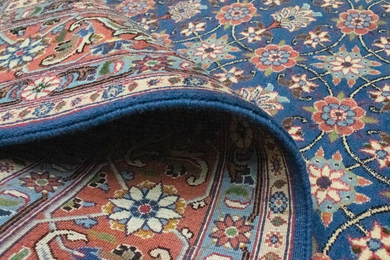 Tapis persan - Nomadic - 295 x 201 cm - bleu