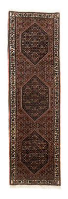 Tapis de couloir Tapis persan - Bidjar - 237 x 69 cm - marron