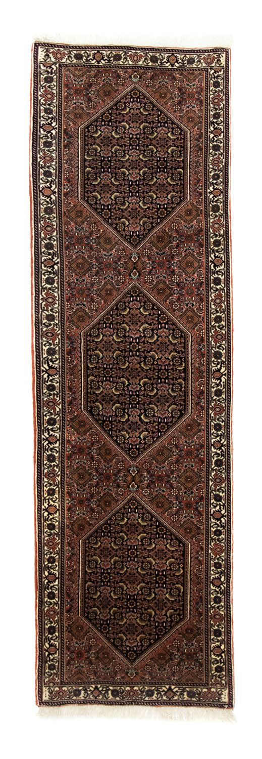 Tapis de couloir Tapis persan - Bidjar - 237 x 69 cm - marron