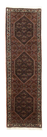 Tapis de couloir Tapis persan - Bidjar - 237 x 69 cm - marron