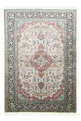 Tapis en soie - Soie du Cachemire - 218 x 153 cm - beige