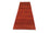 Tapis de couloir Tapis Gabbeh - Loribaft Persan - 266 x 70 cm - rouge