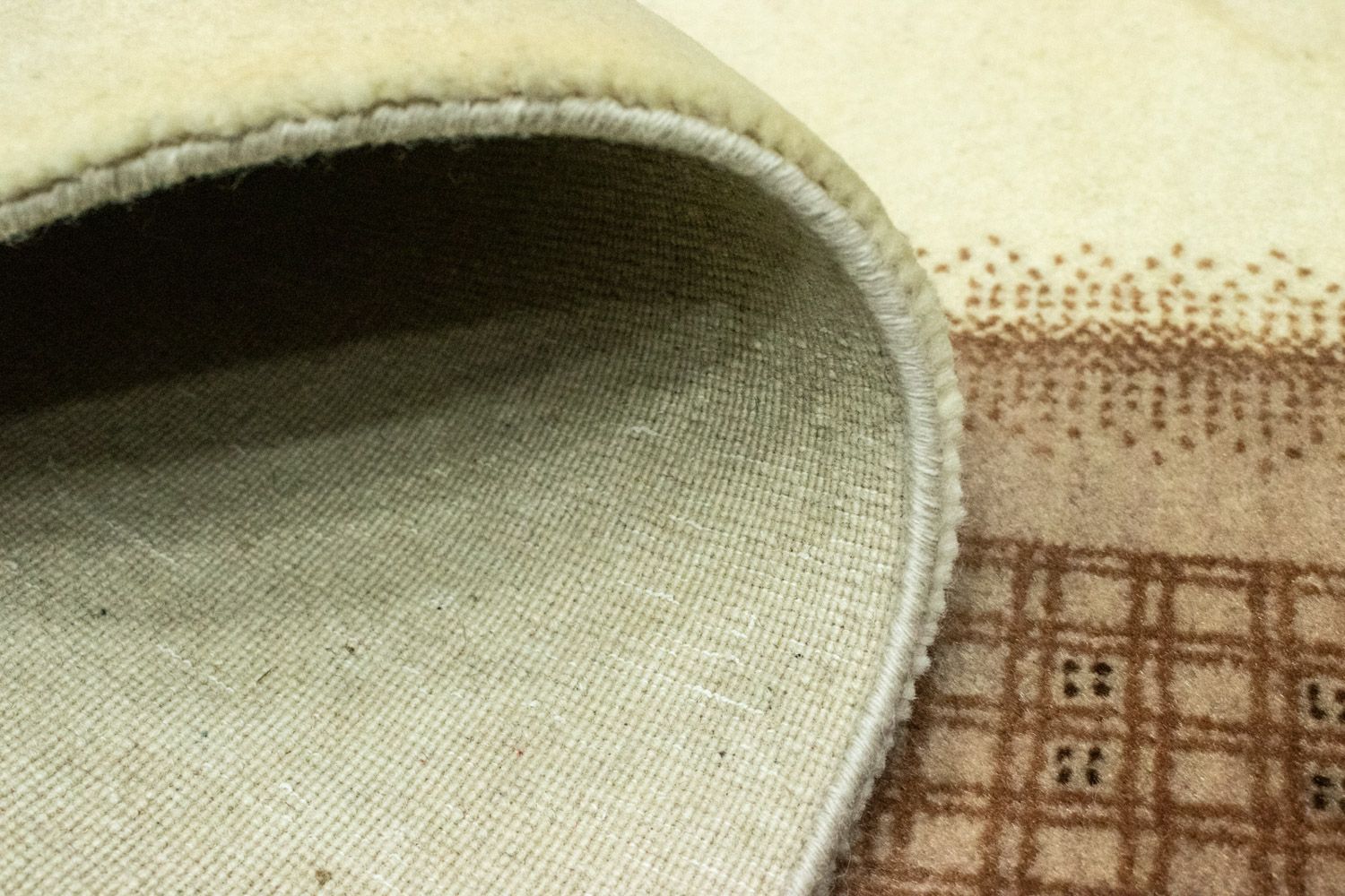 Tapis de couloir Tapis Gabbeh - Loribaft Persan - 271 x 70 cm - beige