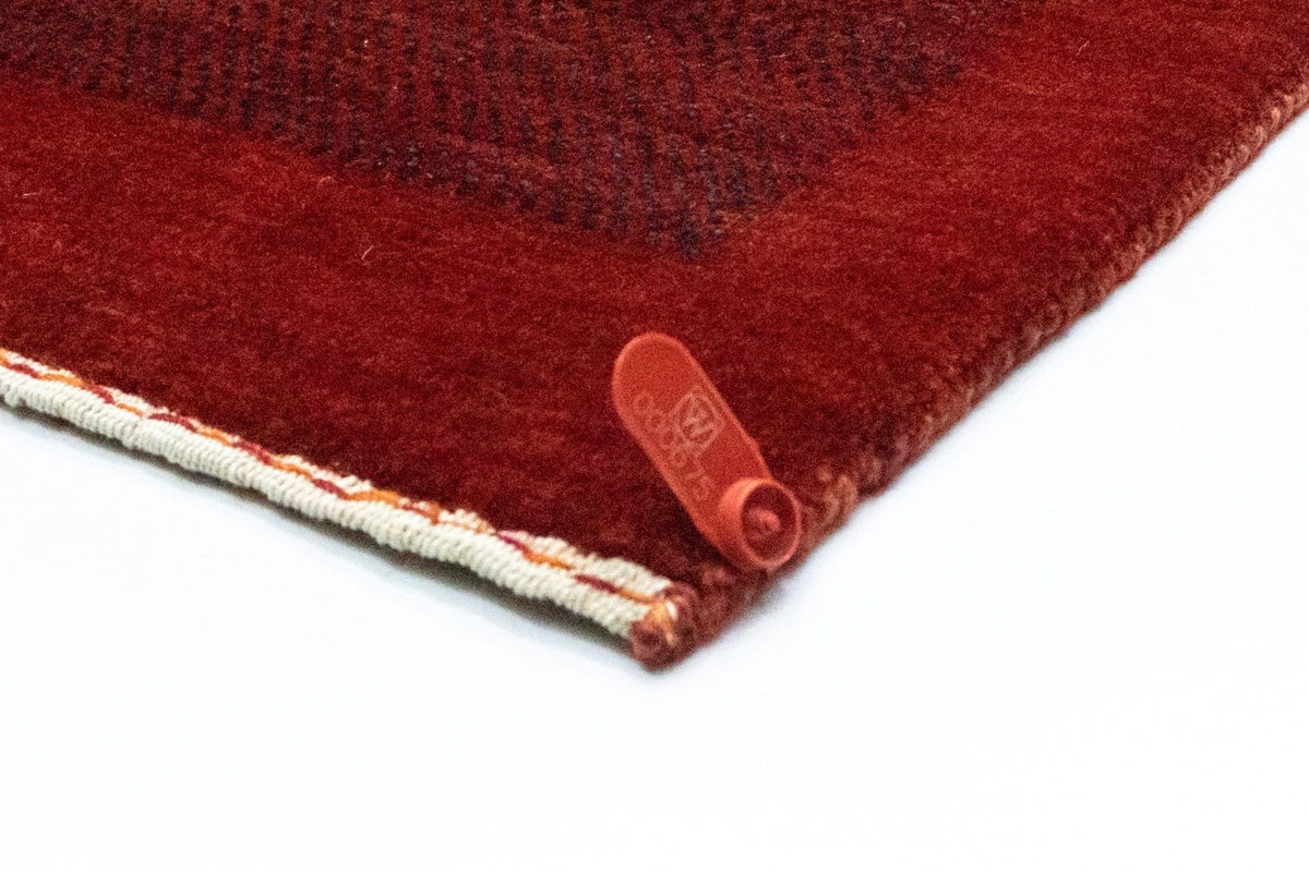 Tapis Gabbeh - Indus - 232 x 169 cm - rouge