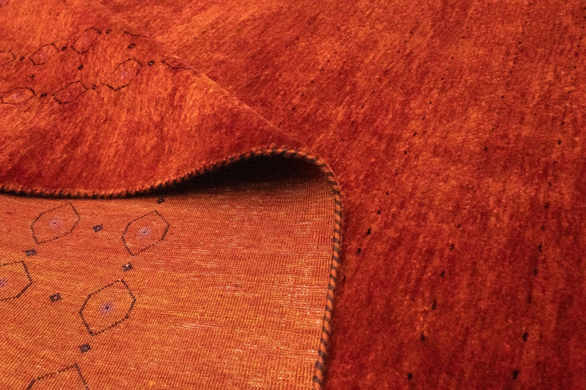 Tapis Gabbeh - Indus - 244 x 177 cm - rouge