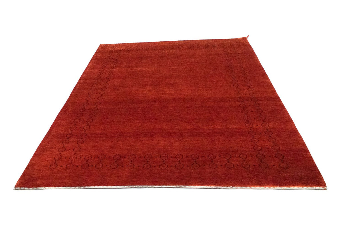 Tapis Gabbeh - Indus - 244 x 177 cm - rouge