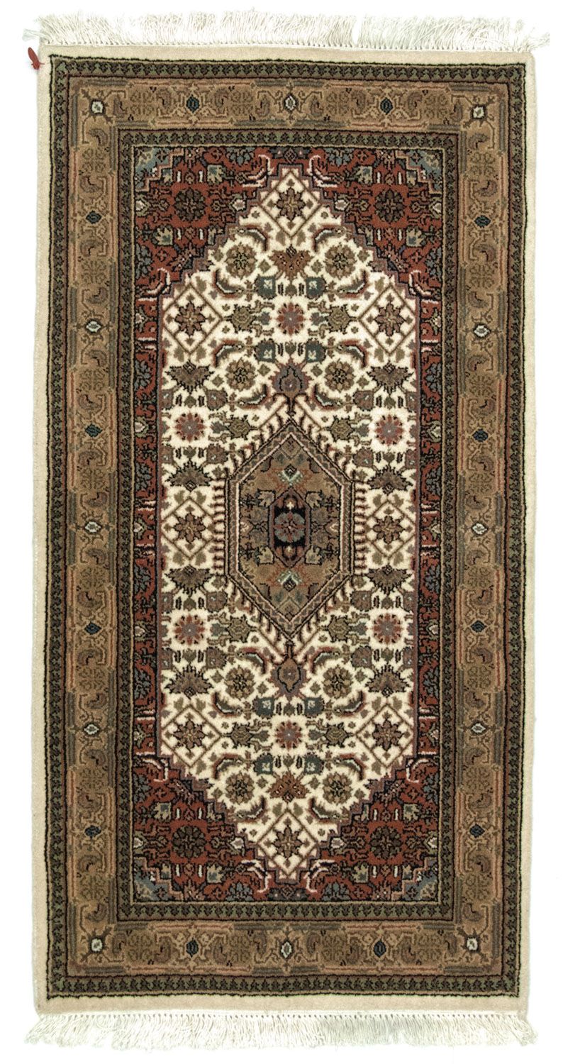 Tapis persan - Bidjar - 141 x 74 cm - beige