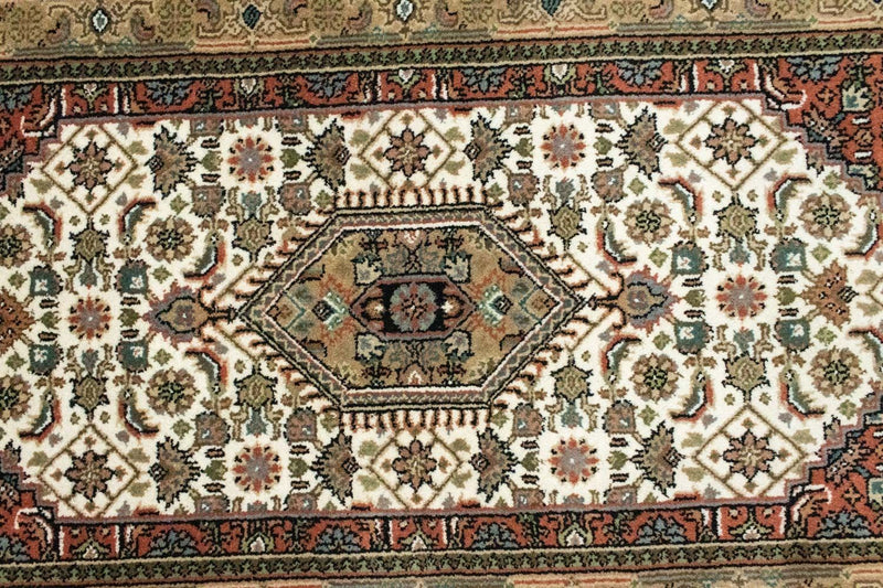 Tapis persan - Bidjar - 141 x 74 cm - beige