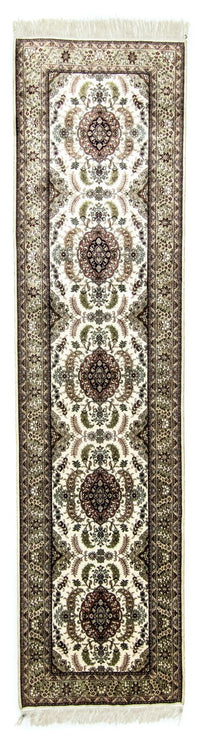 Tapis de couloir Tapis oriental - Hereke - 305 x 76 cm - beige