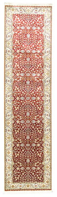 Tapis de couloir Tapis oriental - Hereke - 300 x 78 cm - rouge