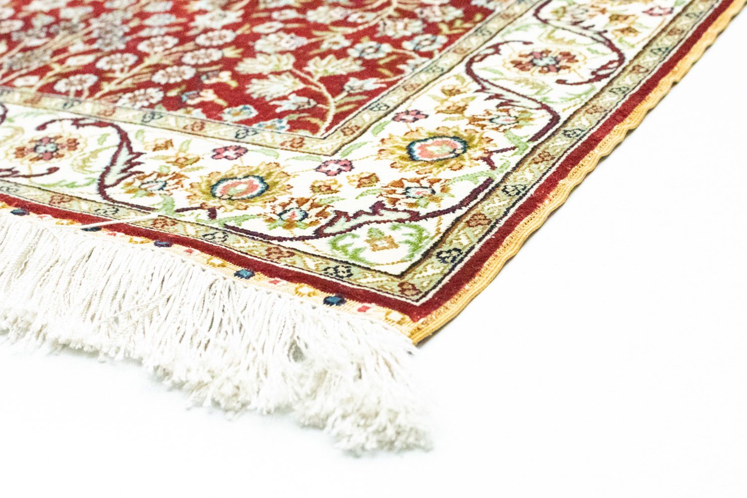 Tapis de couloir Tapis oriental - Hereke - 300 x 78 cm - rouge