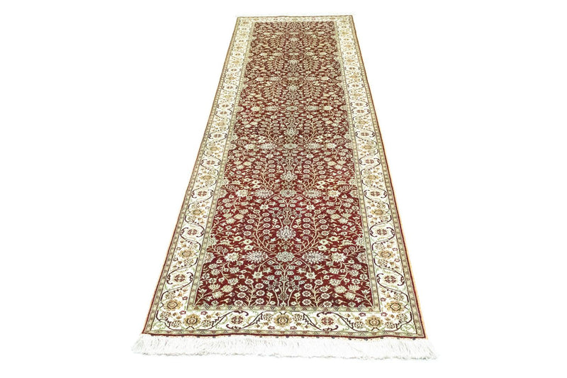 Tapis de couloir Tapis oriental - Hereke - 300 x 78 cm - rouge