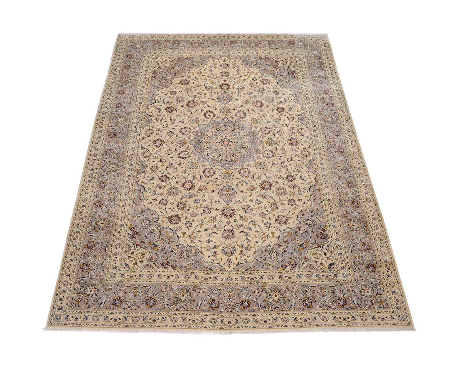 Tapis persan - Keshan - 351 x 253 cm - beige
