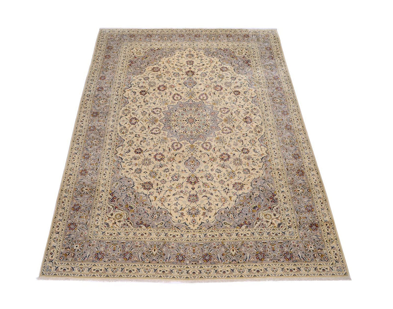 Tapis persan - Keshan - 351 x 253 cm - beige