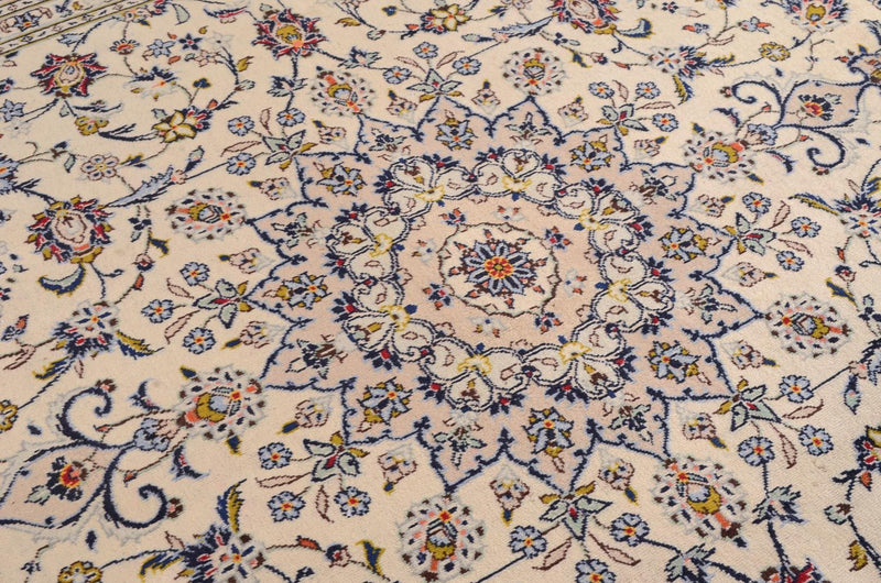 Tapis persan - Keshan - 350 x 246 cm - beige