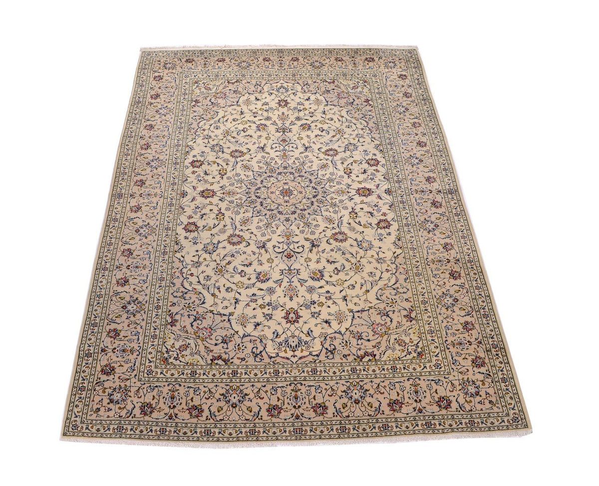 Tapis persan - Keshan - 350 x 246 cm - beige