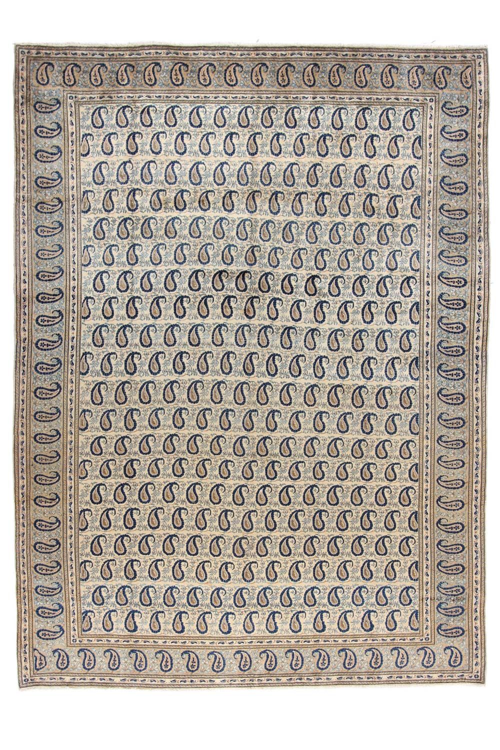 Tapis persan - Keshan - 366 x 268 cm - beige