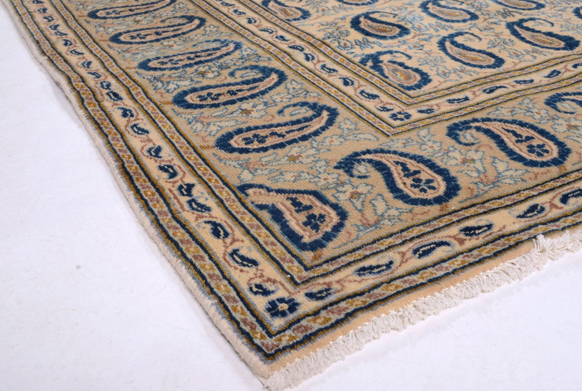 Tapis persan - Keshan - 366 x 268 cm - beige
