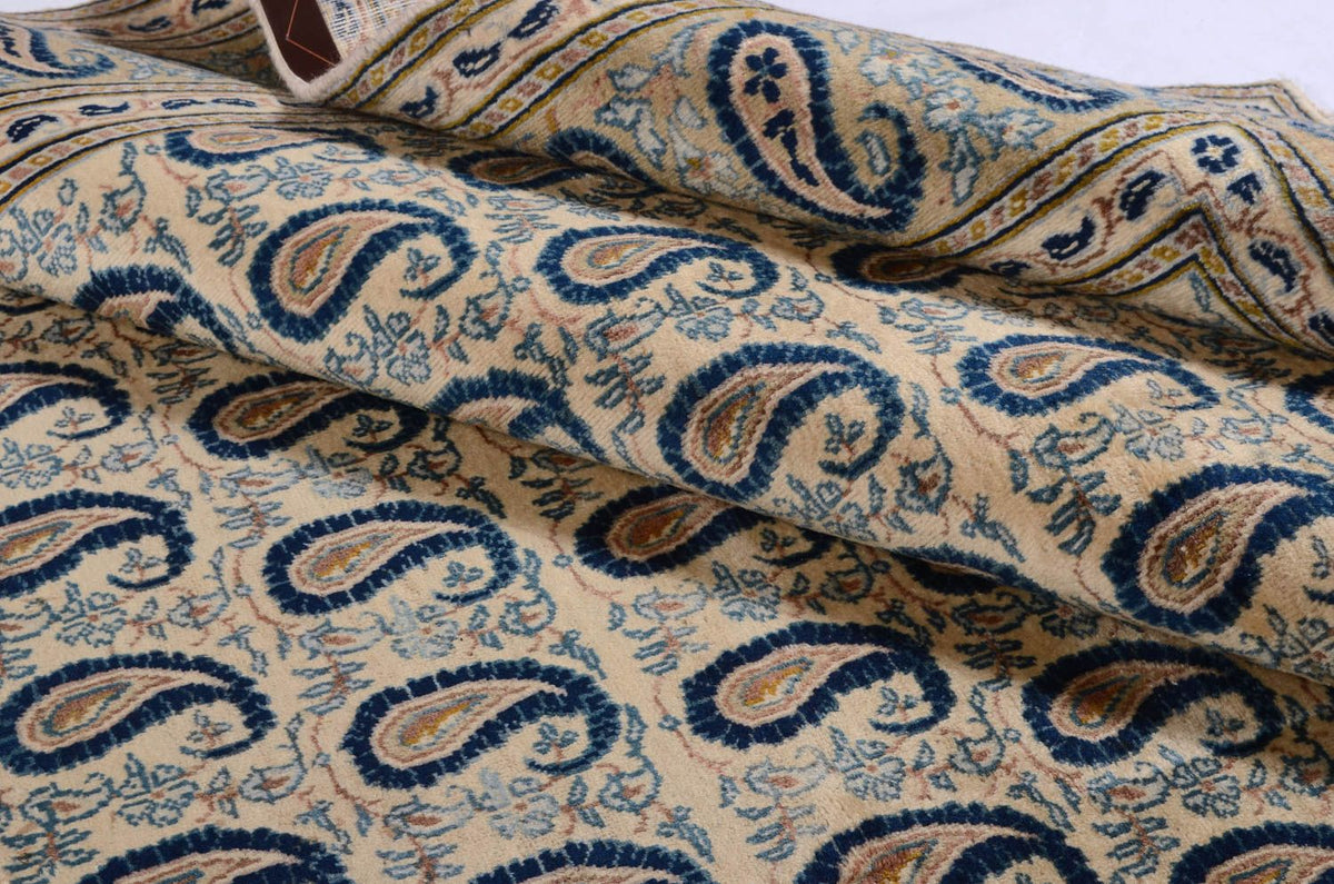 Tapis persan - Keshan - 366 x 268 cm - beige