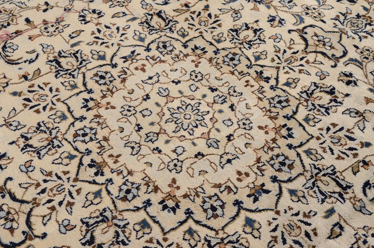 Tapis persan - Keshan - 343 x 242 cm - beige