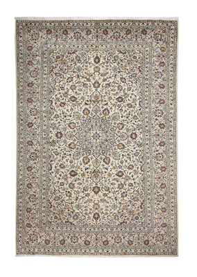 Tapis persan - Keshan - 361 x 247 cm - beige
