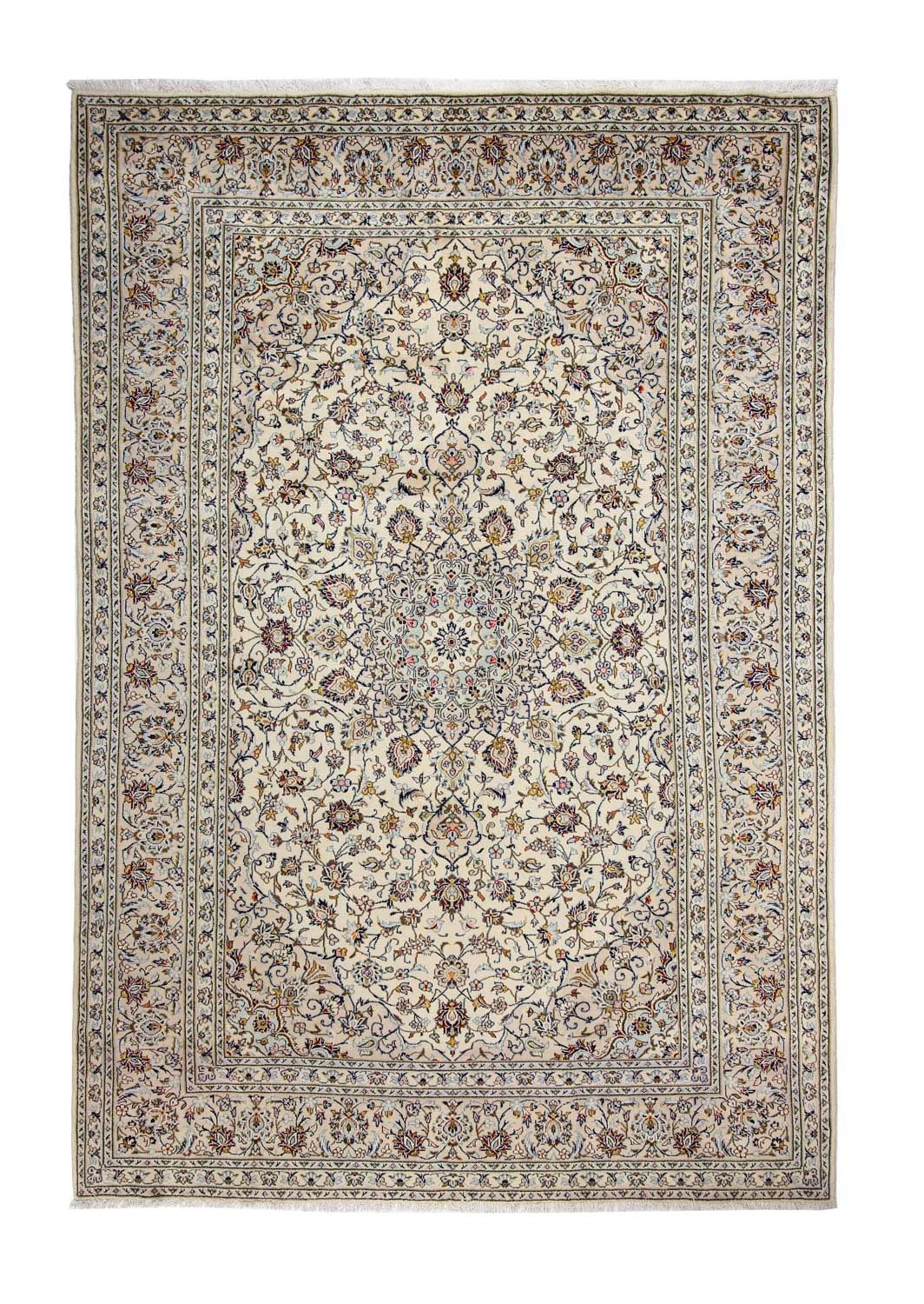 Tapis persan - Keshan - 361 x 247 cm - beige