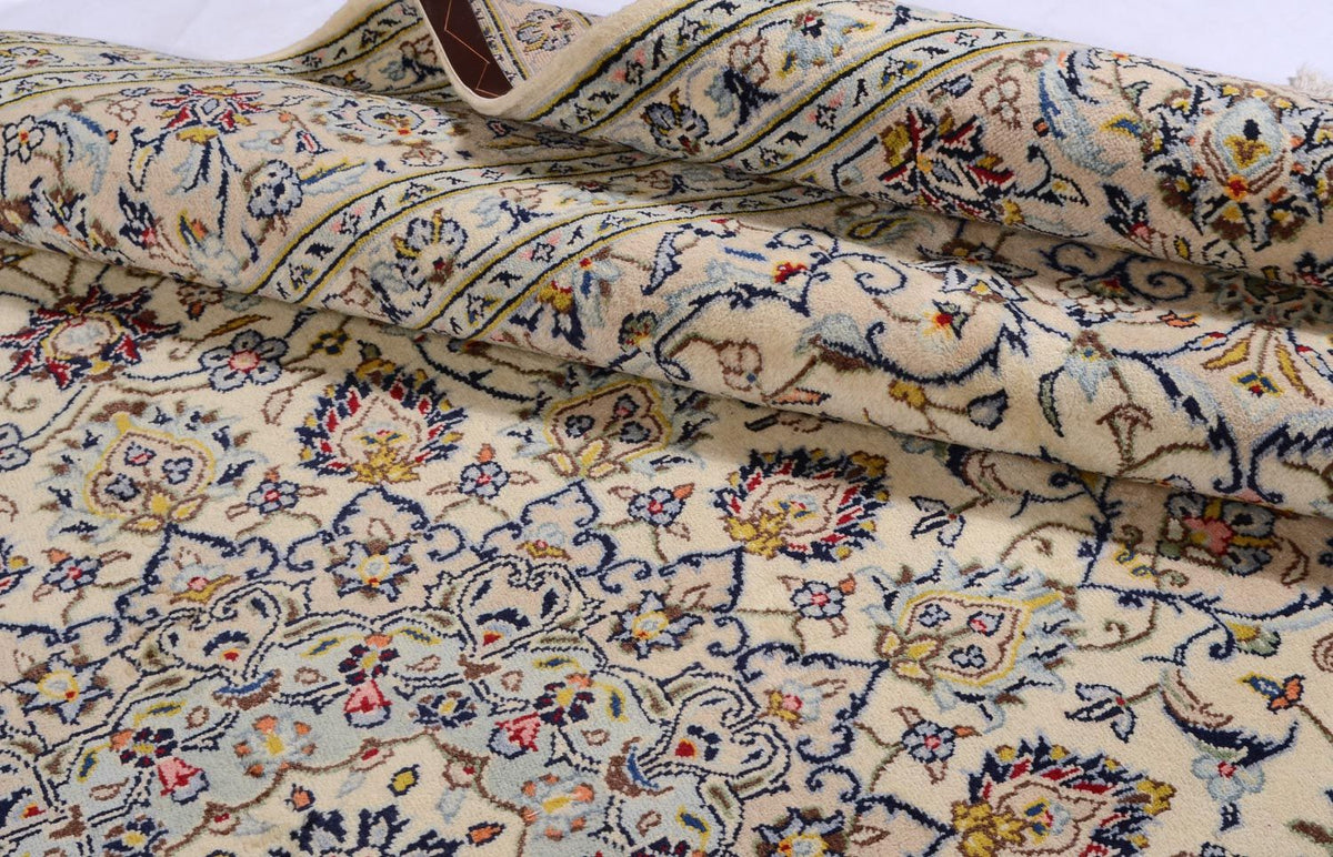 Tapis persan - Keshan - 361 x 247 cm - beige